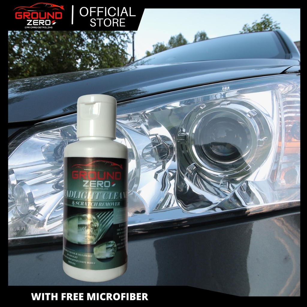 Ground Zero Car Care Headlight Cleaner and Scratch remover 60ML