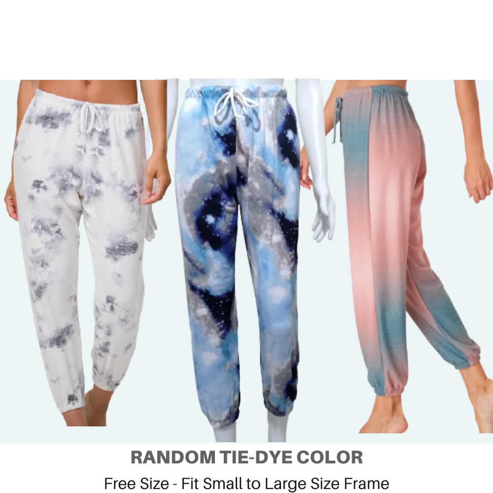 Rainbow Tie-Dye Pajama Pants, Brief Insanity