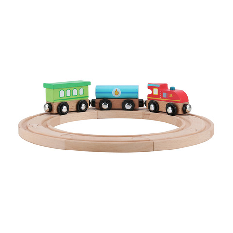 wooden train toy