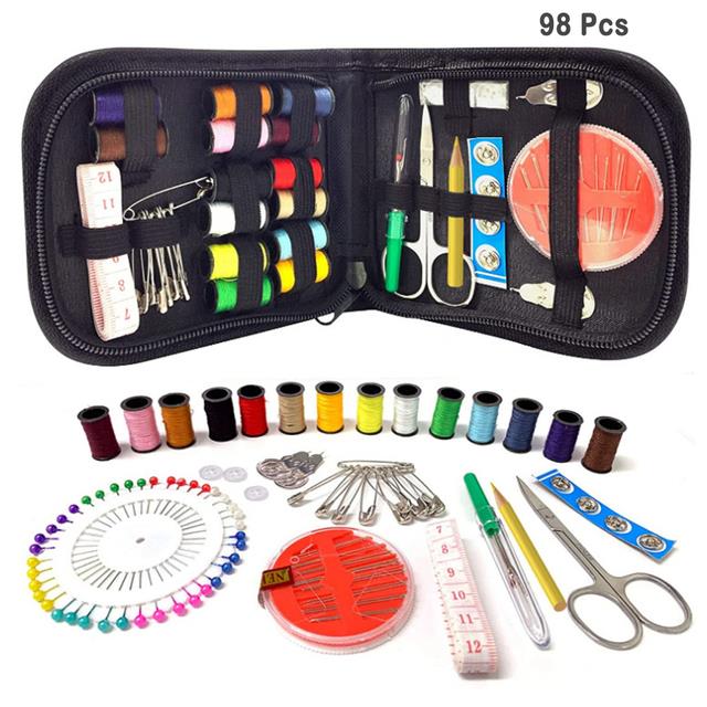 Portable Household Sewing Kit Box DIY Embroidery Handwork Tool