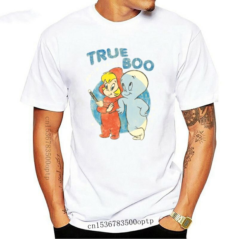 Casper the Friendly Ghost True Boo T Shirt Mens Licensed Cartoon