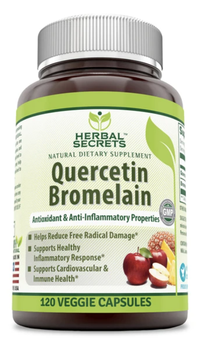Herbal Secret's Quercetin Bromelain ( 120 Veggie Capsules ) Lazada PH