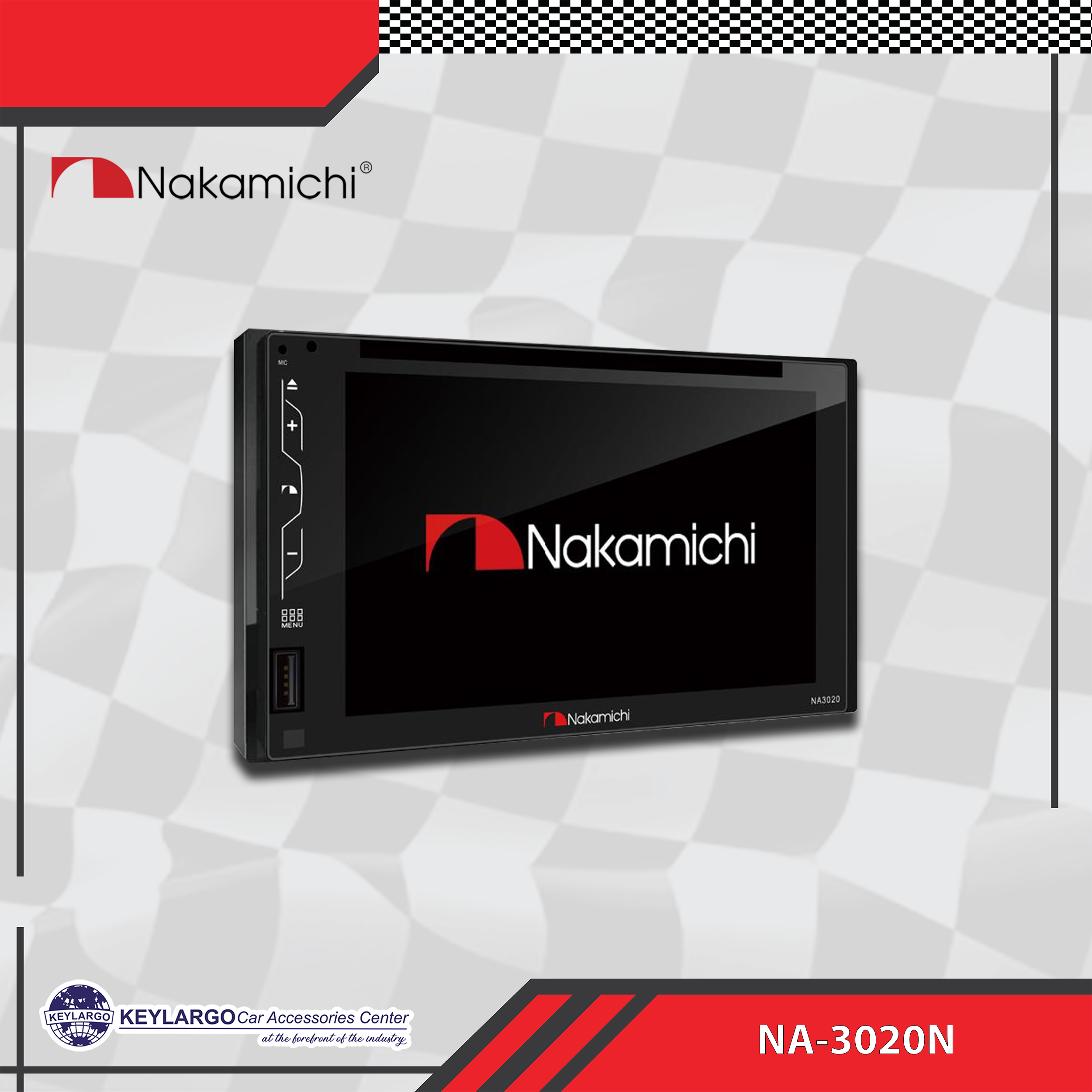HEAD UNIT 2DIN 6.2 MONITOR DVD/CD/MP3 