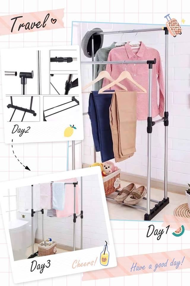 DoublePole Clothes Rack(...) review and price