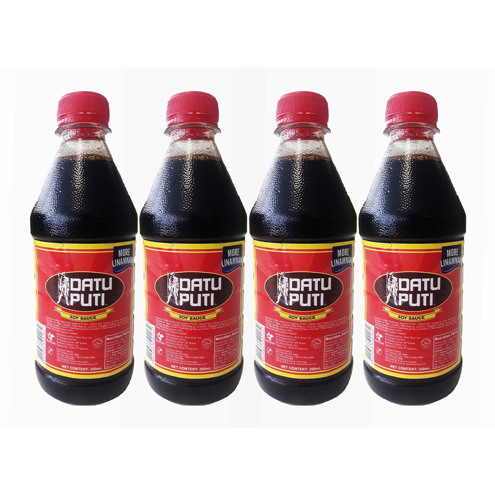 Datu Puti Soy Sauce 350ml Pack of 4 Lazada PH
