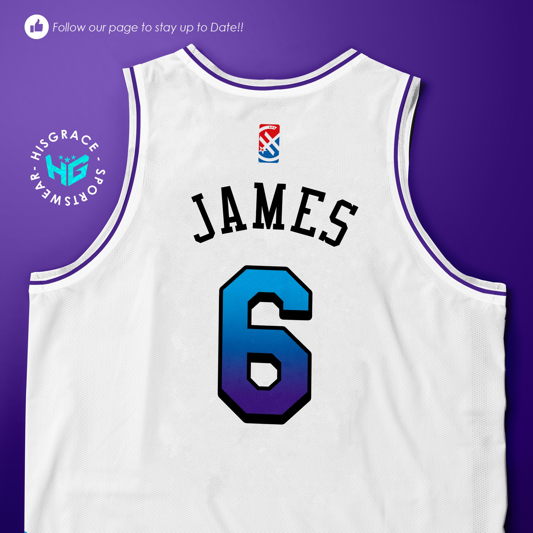 31 HG CONCEPT LAKERS BROWN FULL SUBLIMATION JERSEY