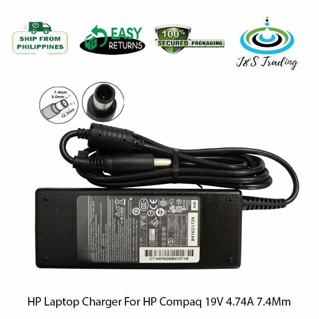 HP Laptop Charger for Compaq 19V 4.74A 7.4mm Lazada PH