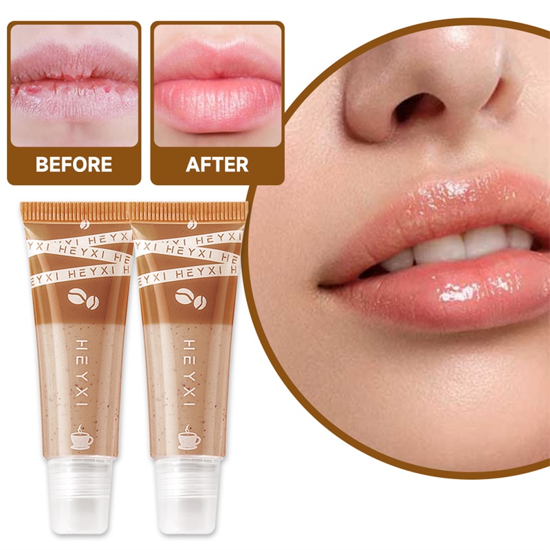 HEYXI Lip Scrub Exfoliating Dead Skin Lip Stripe Nourishing And