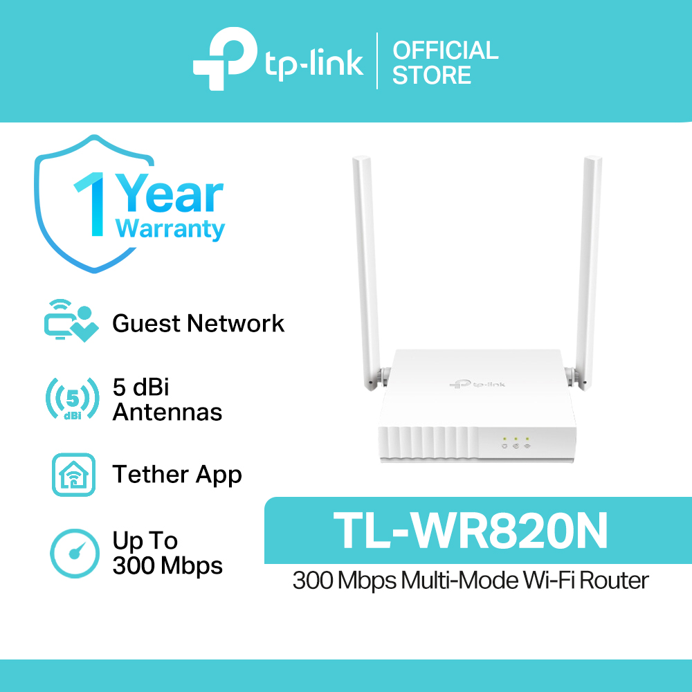 TL-WR820N, 300 Mbps Multi-Mode Wi-Fi Router