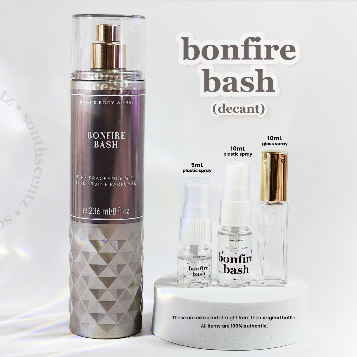 Bonfire Bash Bath and Body Works Body Mist BBW Decant 5mL 10mL