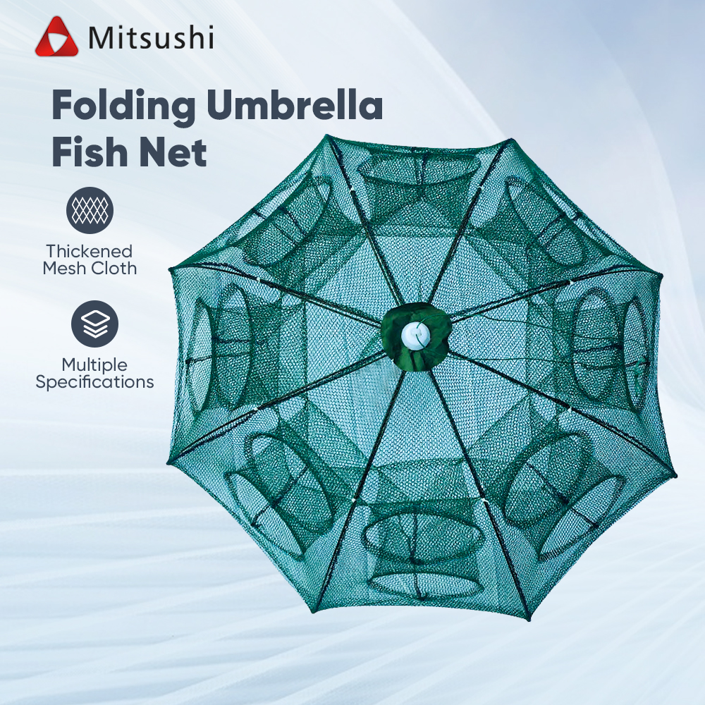 Folding Umbrella fish Net Shrimp Cage Crab Fish Trap Cast Fish Net