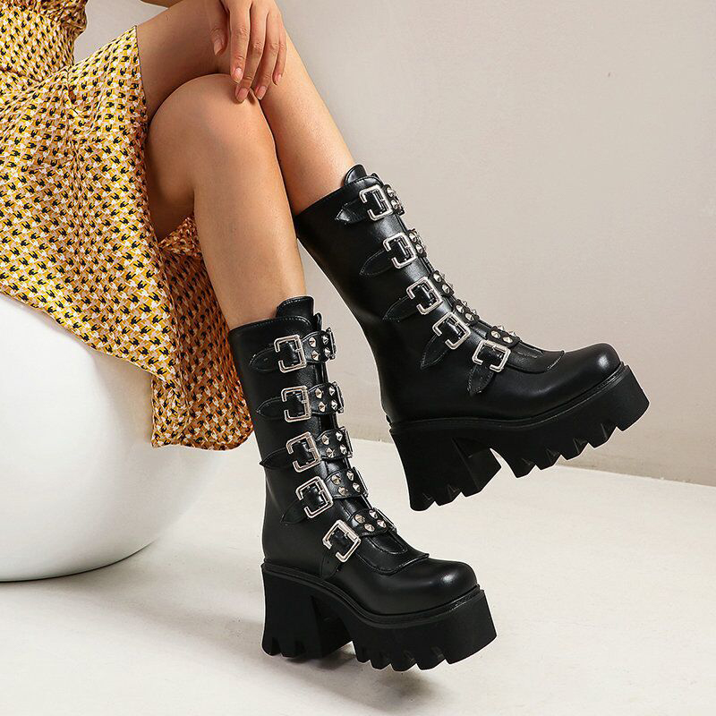 big goth boots