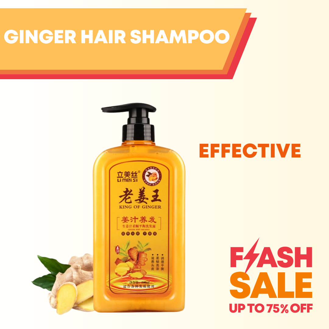 Original Ginger Shampoo And Conditioner Anti Hair Loss Hair Growth Ginger Scalp Treatment Oil 6713