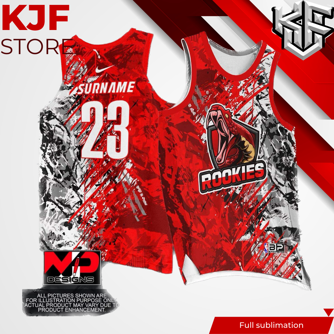 Rookies 01 Basketball Jersey Full Sublimation High Quality Fabrics