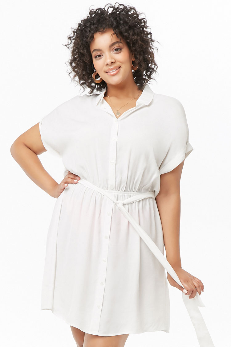ivory dress plus size