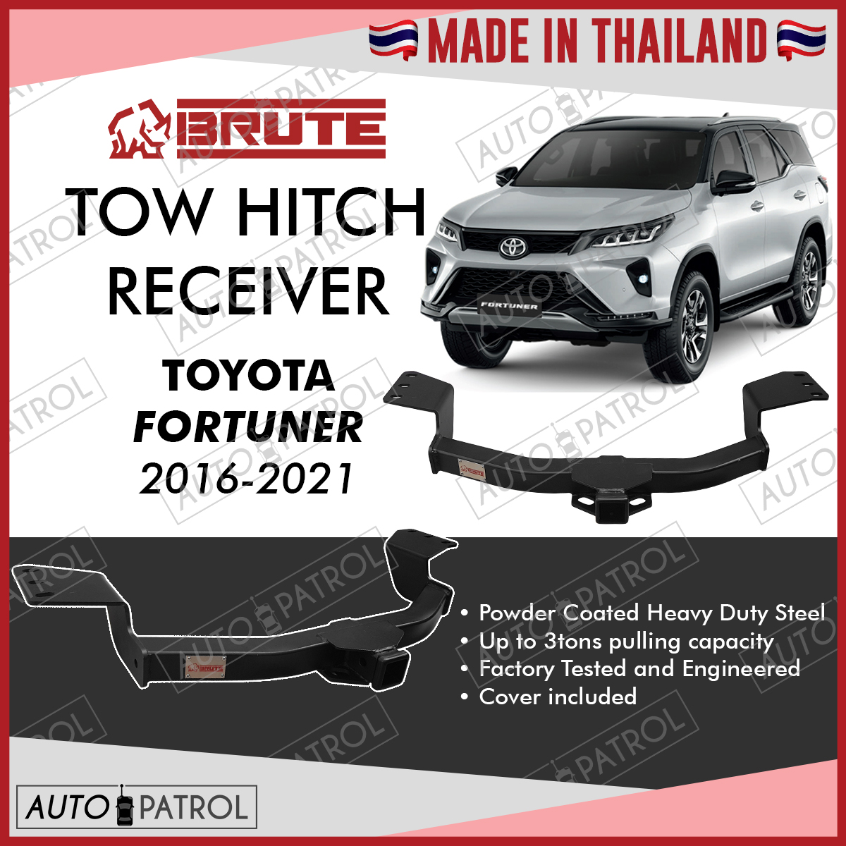 Toyota Fortuner 20162021 Brute Tow Hitch Receiver(9) Lazada PH
