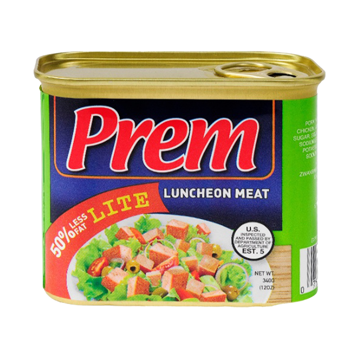 Prem Luncheon Meat, Lite 50 Less Fat 340g Lazada PH