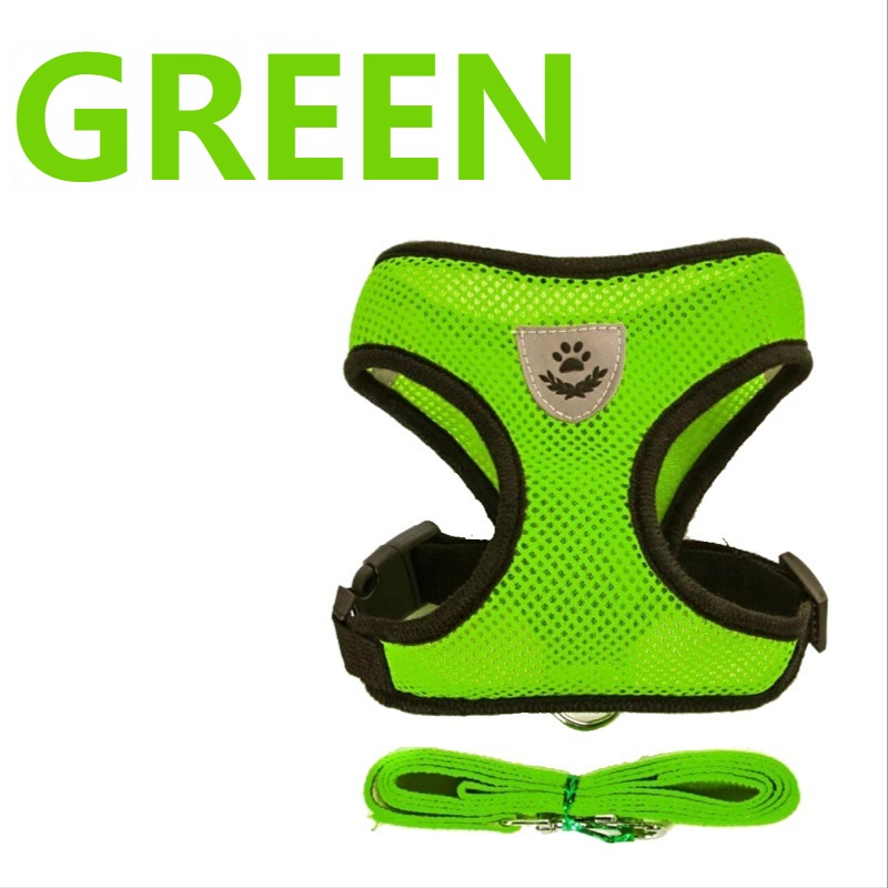 Pet Leash With Harness Mesh Breathable Adjustable Rabbit Leash Rabbit