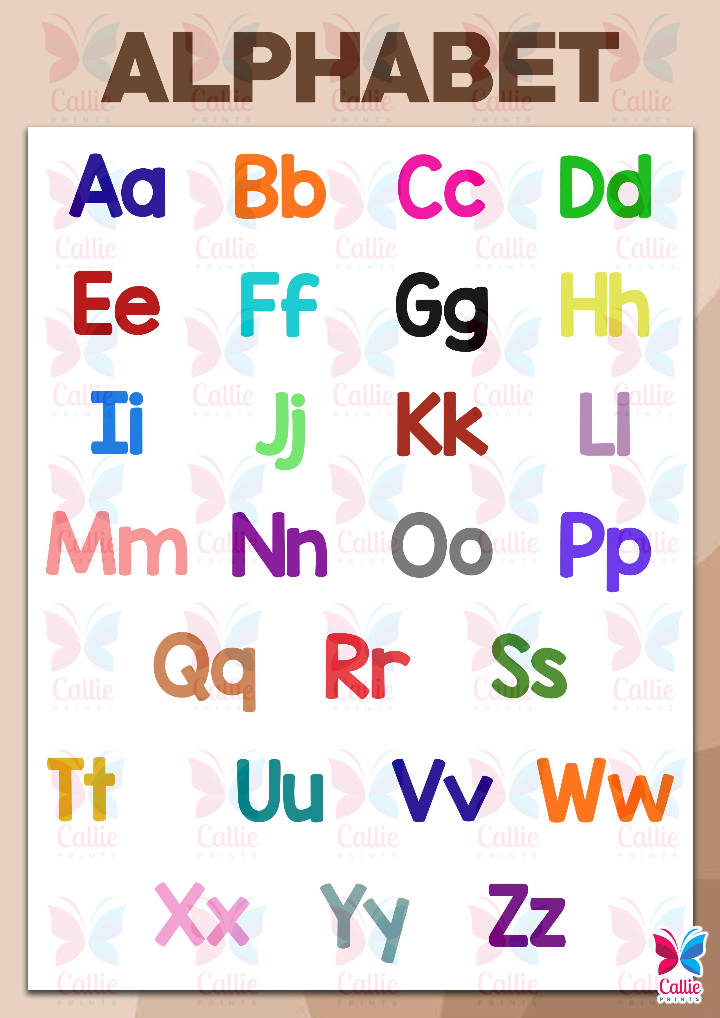 A4 Laminated Educational Posters (MAKAPAL)|Alphabets,Numbers,Days ...