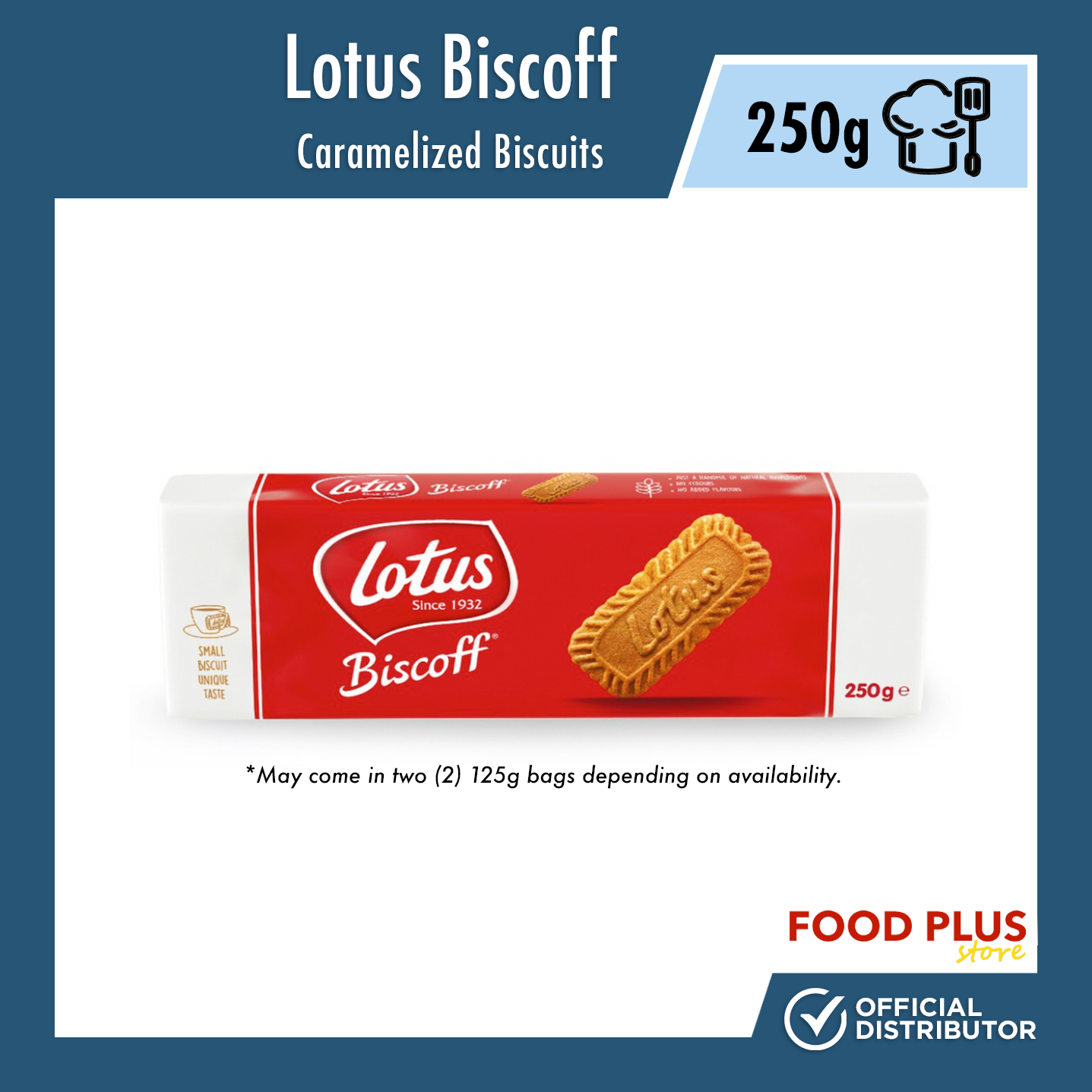 Lotus Biscoff Caramelized Biscuit 125G