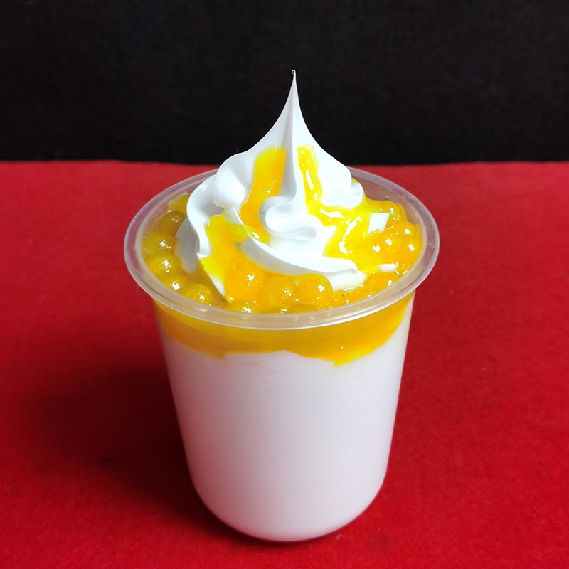 Simulation of Big Mac ice cream model fruit cup ice cream cone crispy