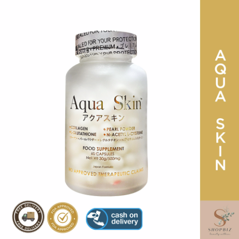 aqua skin glutathione fda approved Original Aqua Skin Glutathione Japan made 60 capsules