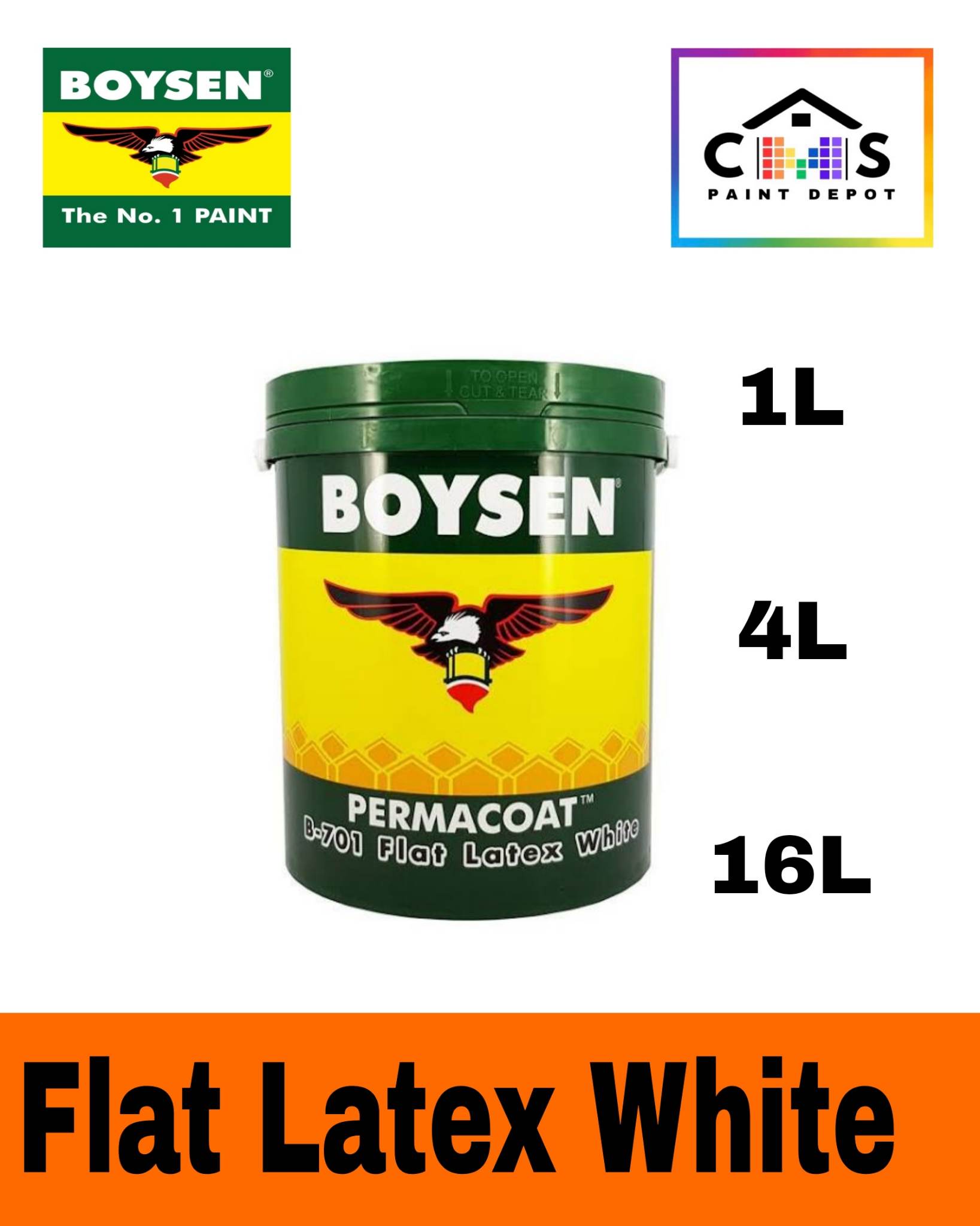 BOYSEN PERMACOAT FLAT LATEX | Lazada PH