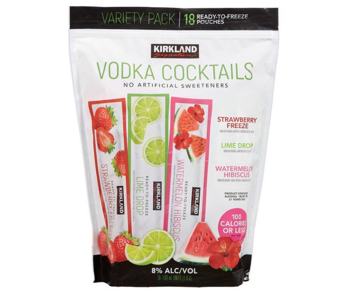Kirkland Signature ReadyToFreeze Vodka Cocktails Pops 8 ALC (18