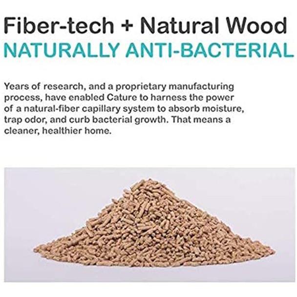 Cature Natural Wood Clumping Cat Litter Smart Pellet 17.6 lbs (20L