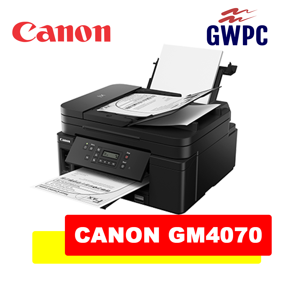 CANON PIXMA GM4070 Refillable Ink Tank Wireless Printer with ADF for