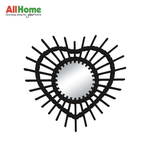 Decorative Mirror 6079 Rattan HeartShaped Lazada PH
