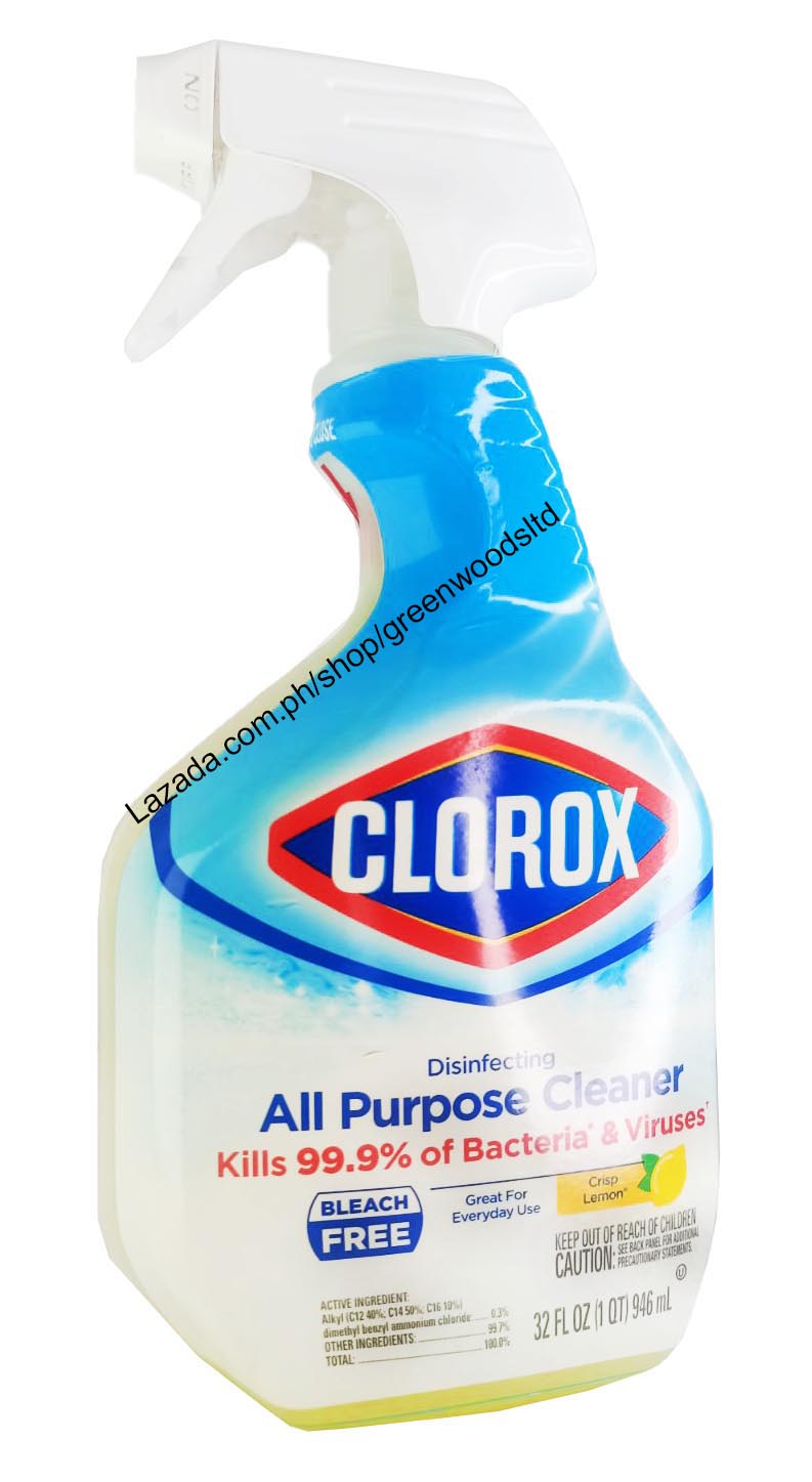 Clorox ALL Purpose Cleaner Crisp Lemon 32 oz 946ml Lazada PH