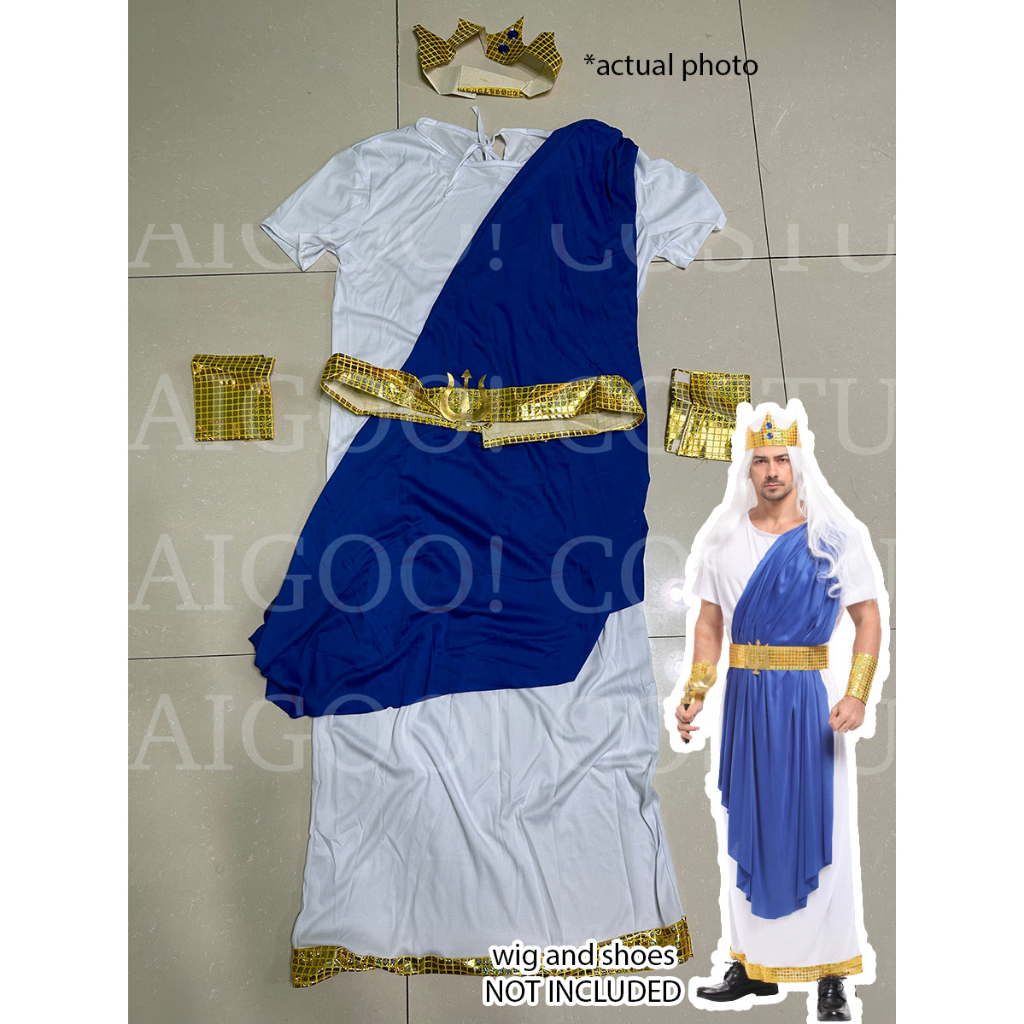 Men's poseidon costume best sale