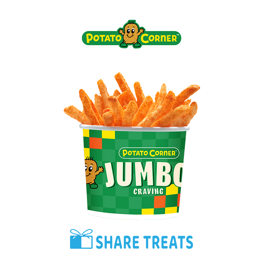 Potato Corner Jumbo Fries (SMS eVoucher) Lazada PH