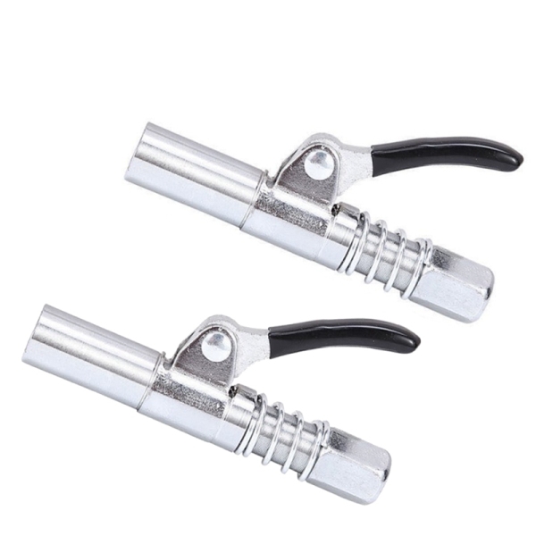 2Pcs Grease Coupler Heavy-Duty Quick Release Grease Coupler NPTI/8 10000PSI 2 Press Easy to Push Accessories
