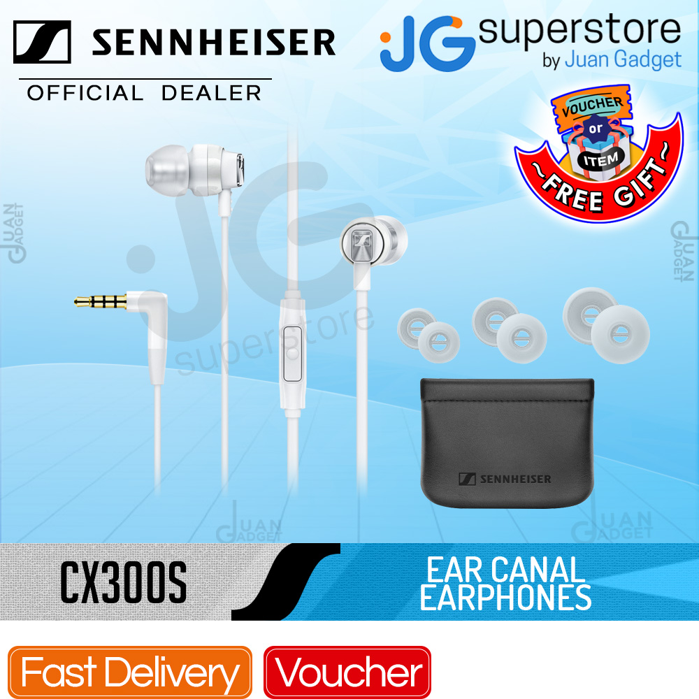 Sennheiser CX 300S Ear Canal Earphones, (Red, Black, White) | JG Superstore  | Lazada PH
