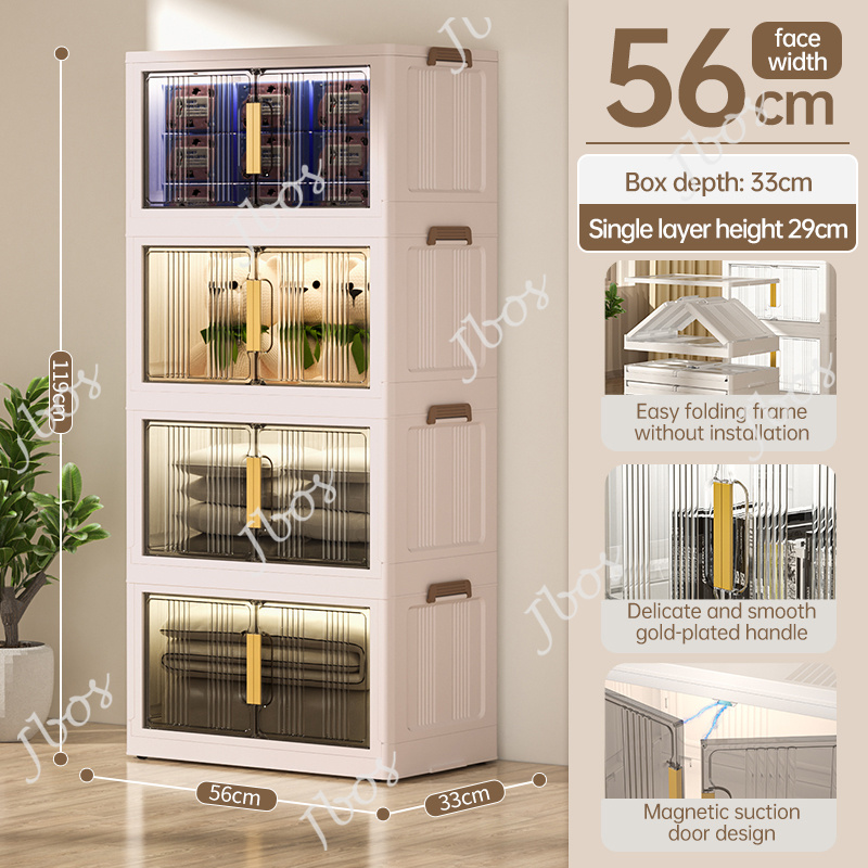 Jbos 85L installation free storage home living room multilayer