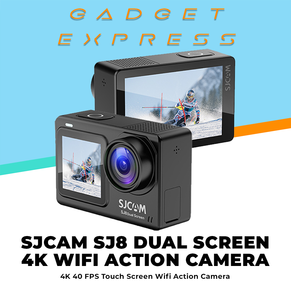 SJCAM SJ8 Dual Screen Action Camera 4K 30FPS 20MP Waterproof WiFi Night