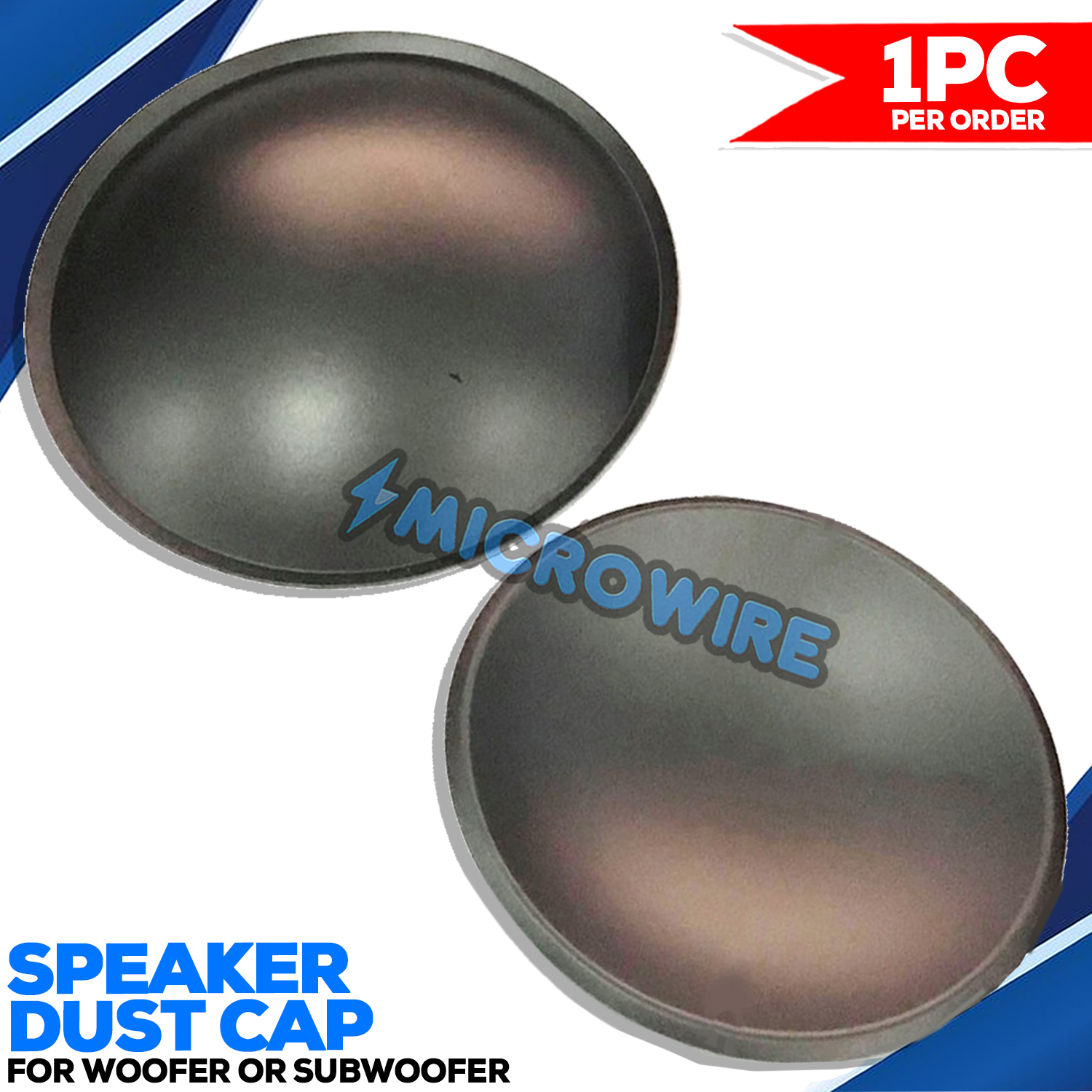 Speaker Dust Cap Bass Speaker Dome Paper Dust Cap Cone Cover for Woofer