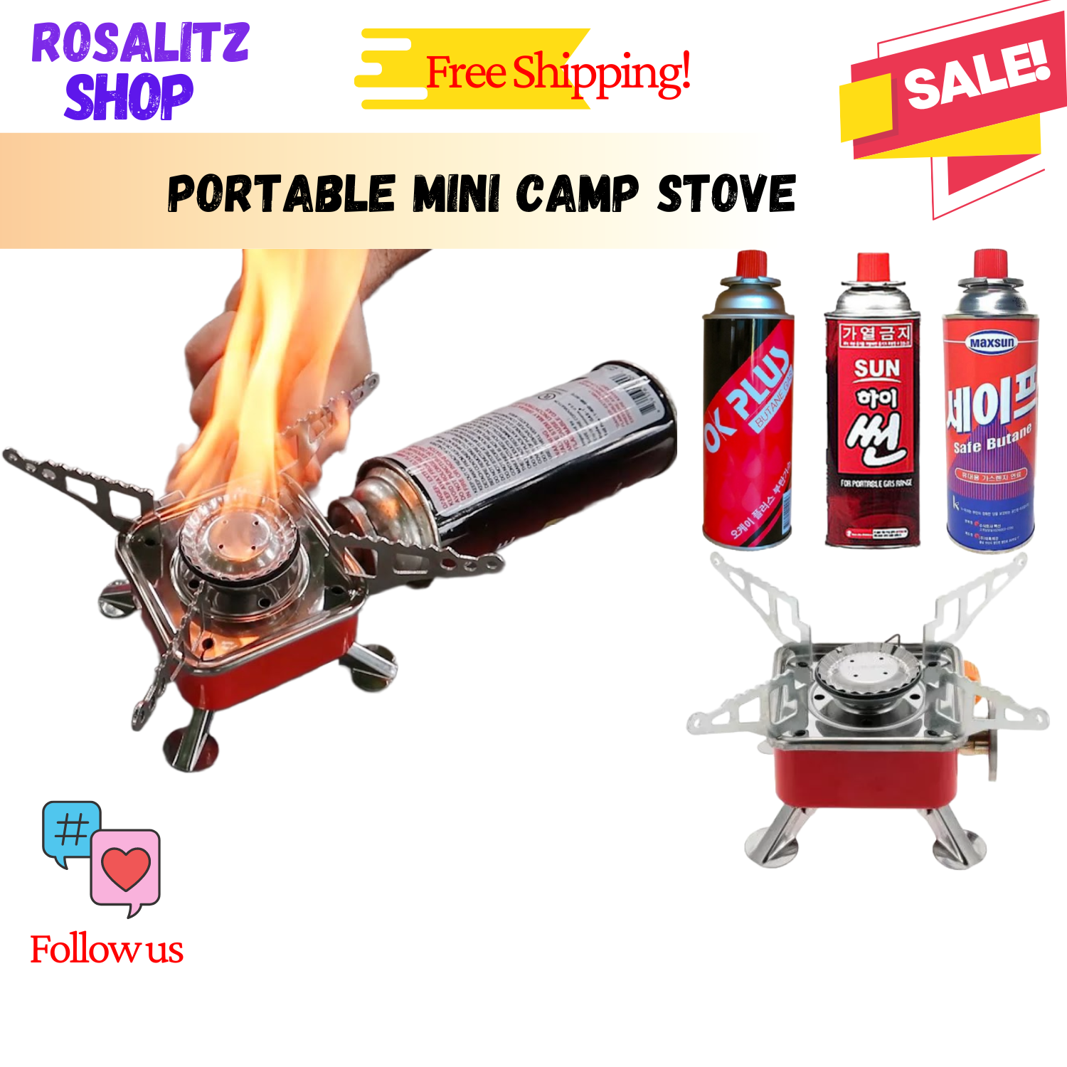Portable Mini Camp Stove