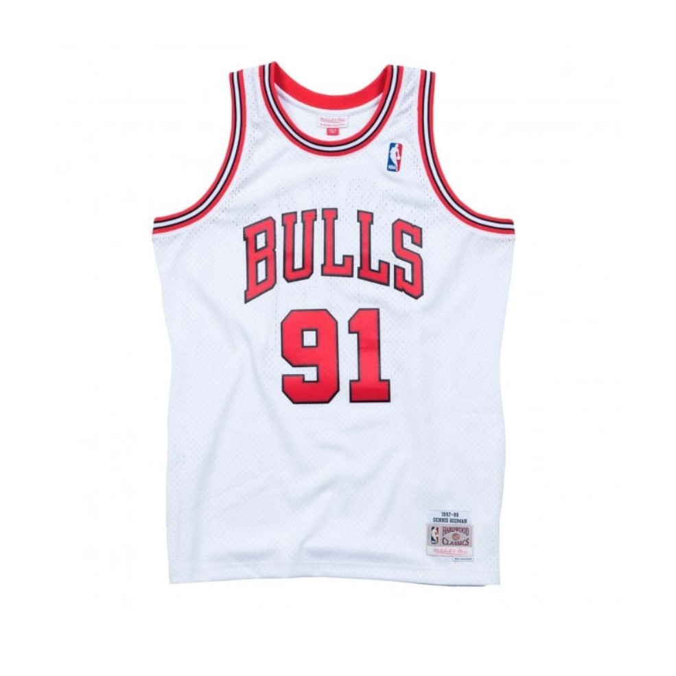 Chicago Bulls Dennis Rodman #91 Nba Great Player Throwback White Style Polo  Shirts - Peto Rugs