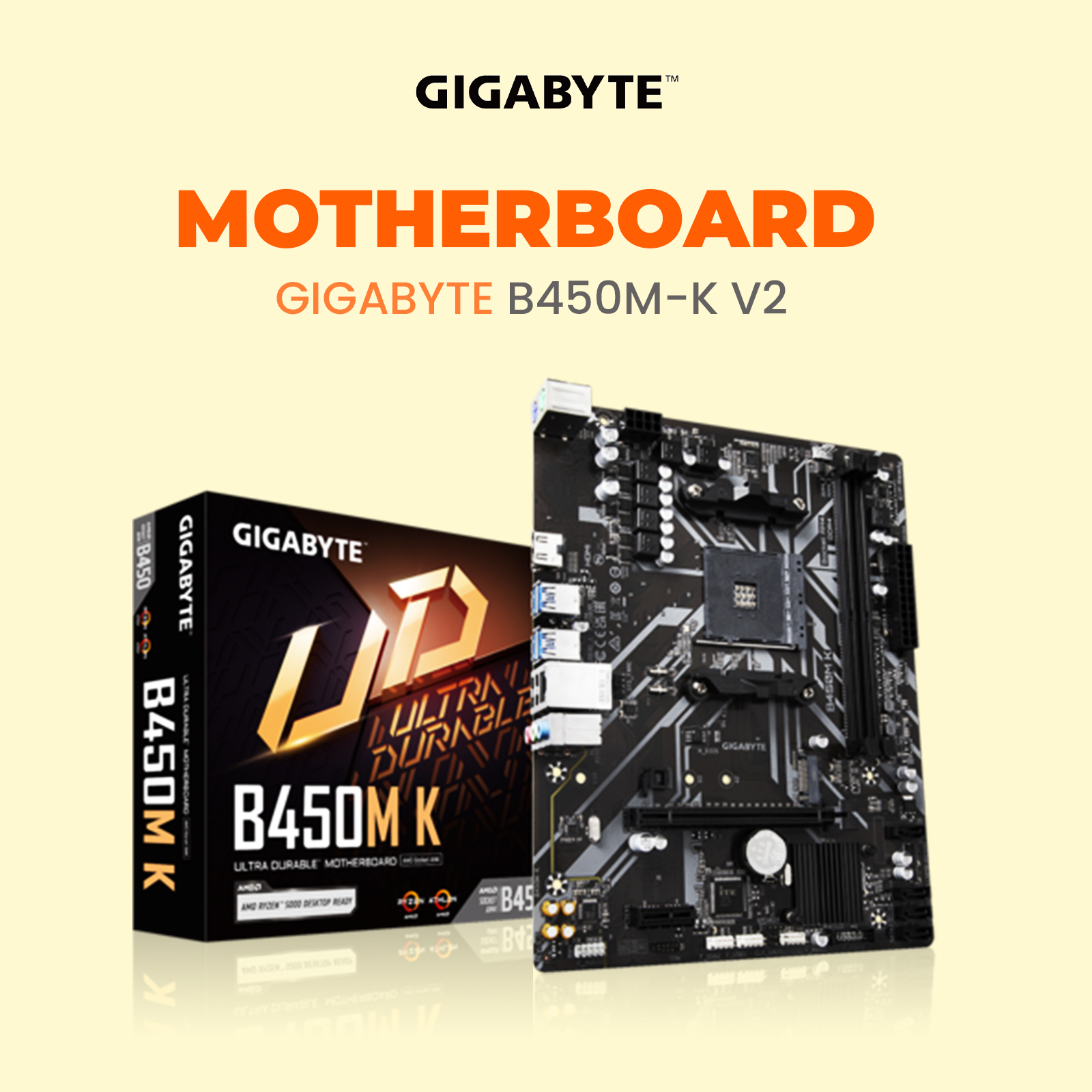 Motherboard Gigabyte B450m S2h Nvme Ultra Durable Gigabyte B450m