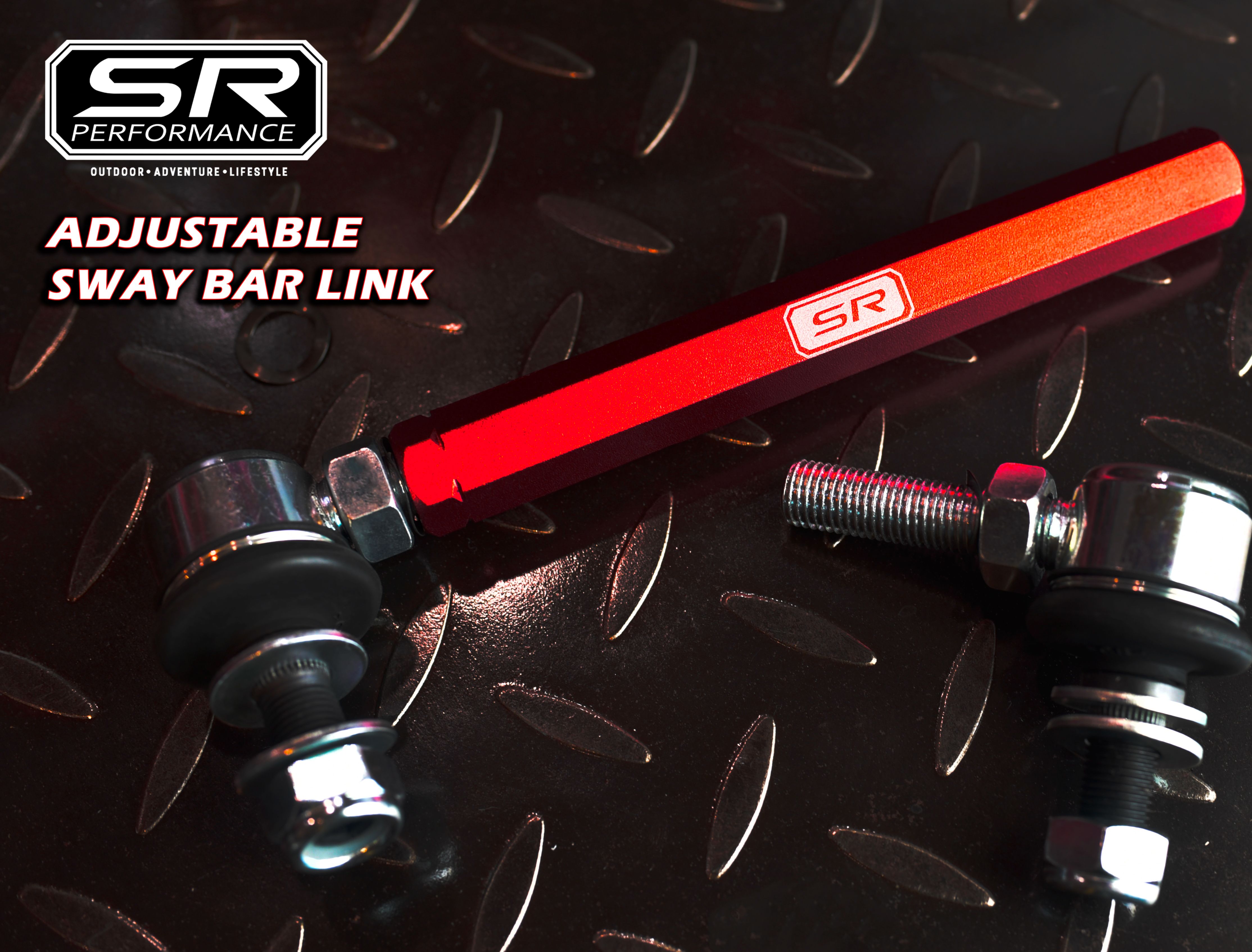 SR Performance Adjustable Sway bar Link / Stabilizer Link Stock to Lift
