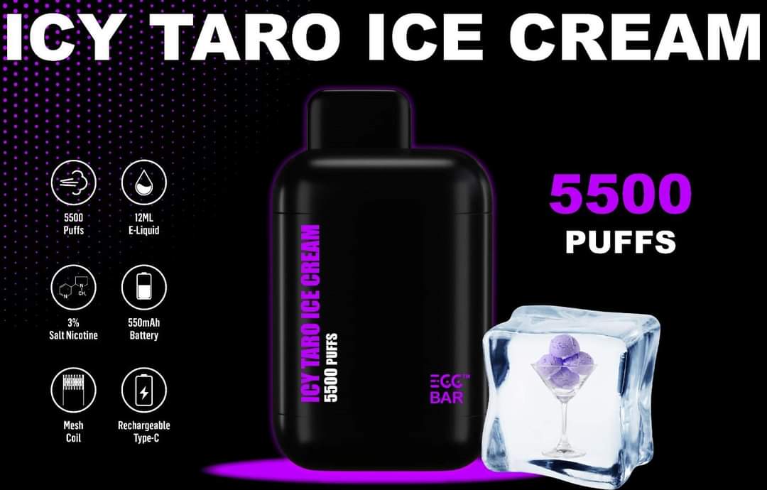 EGG 5500 Puffs Rechargeable Disposable Vape Pod 5.5k Puff Dispo 3