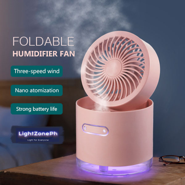 Fan Humidifier Portable air device same Light zone as Tylex Spray Fan