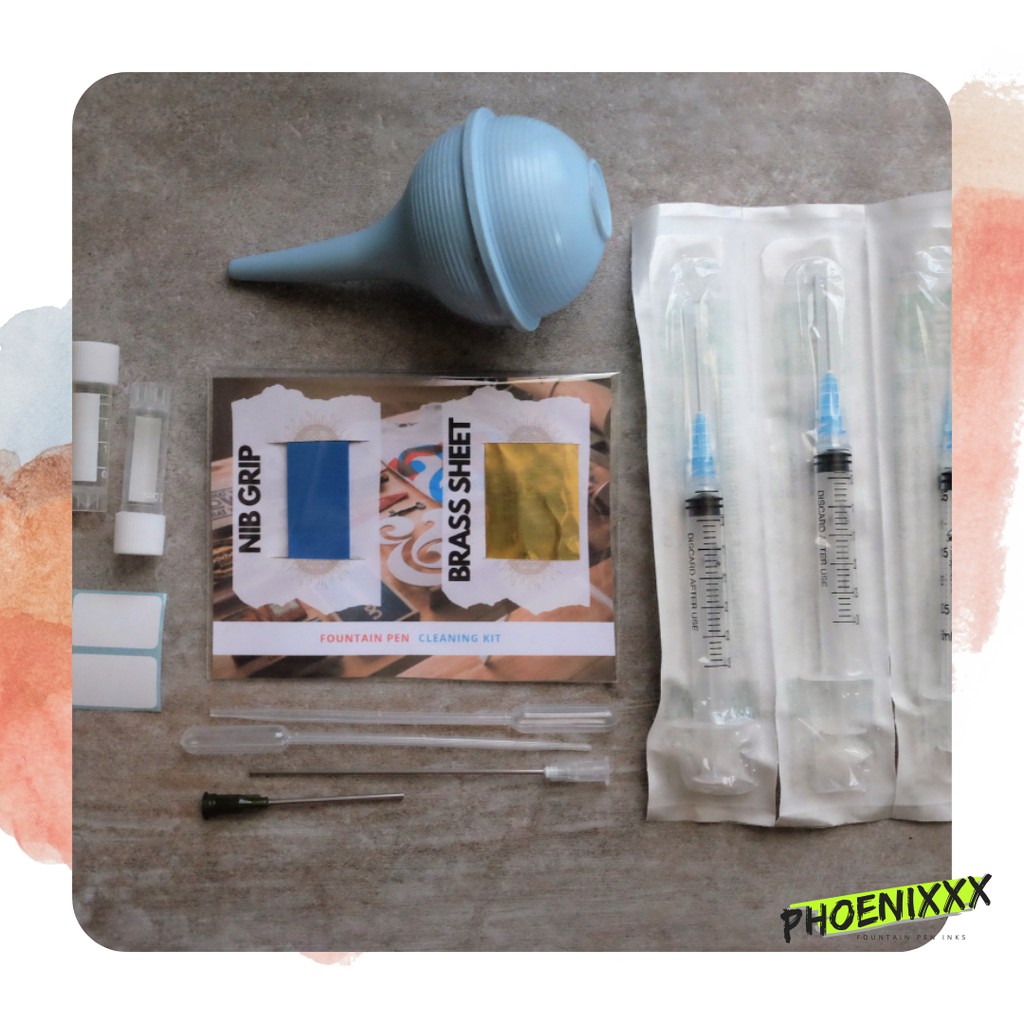 Fountain Pen Cleaning Kit Phoenixxx Fountain Pen Inks Lazada PH
