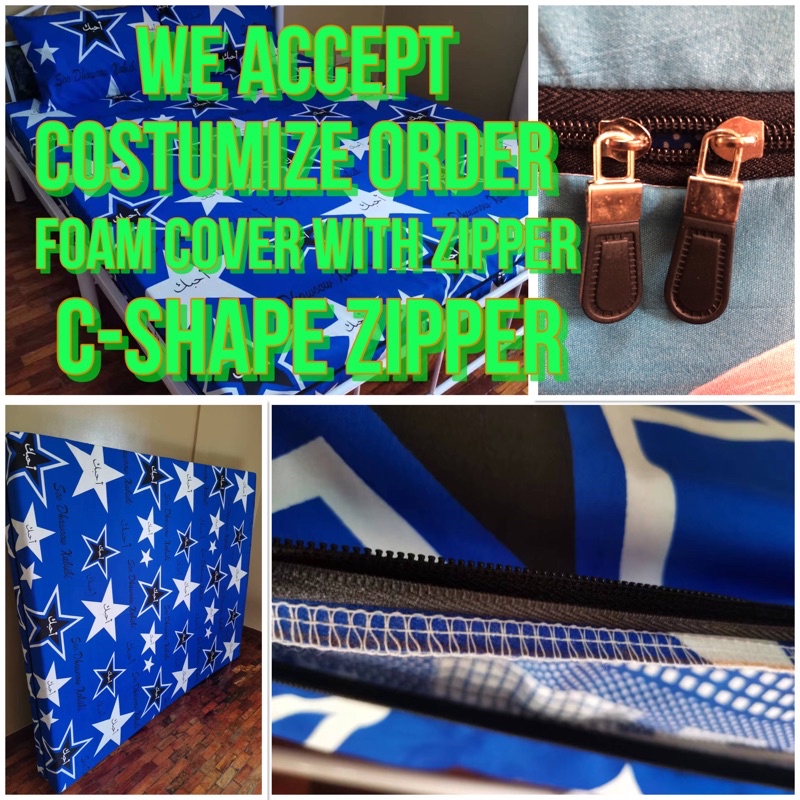Made to order Bed foam cover with zipper Lazada PH