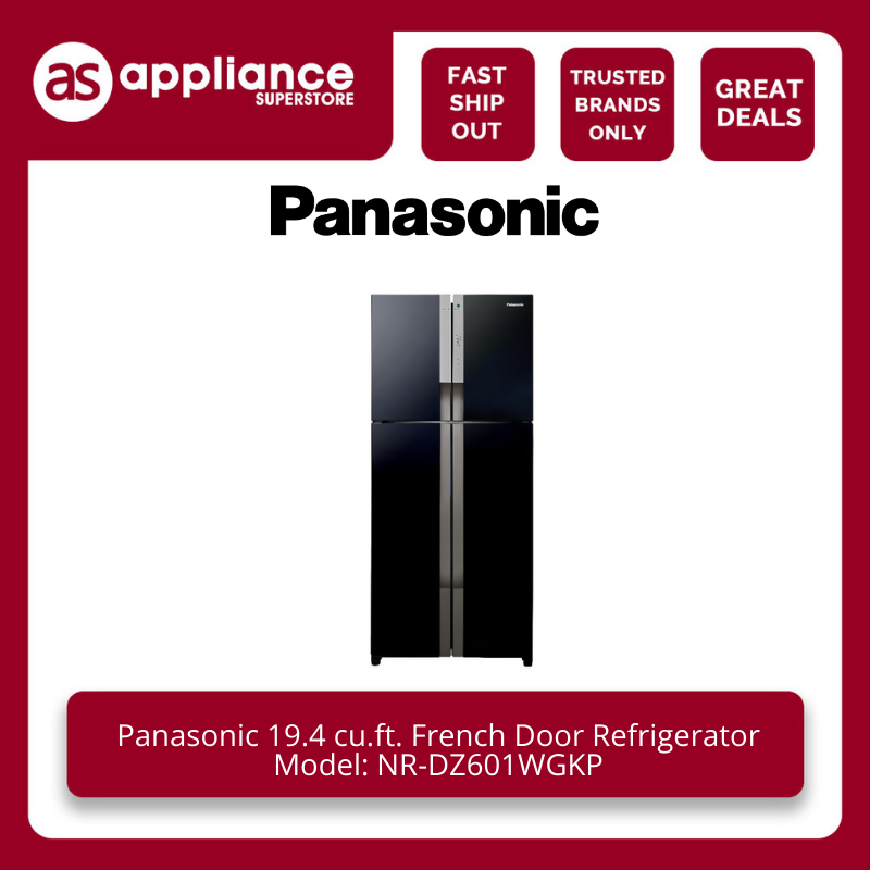Panasonic 19.4 cu.ft. French Door Refrigerator NRDZ601WGKP Lazada PH