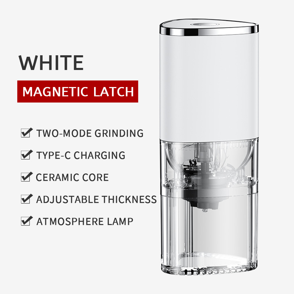 PHNANSOW Automatic Coffee Grinder Electric Thickness Adjustable