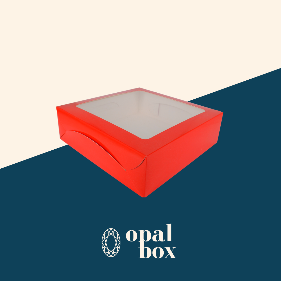 Opalbox 10x10x3 Pastry Box Brownie Box Laminated Lazada PH